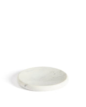 Load image into Gallery viewer, Obena tray in white marble Ø 25 cm