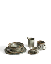 Load image into Gallery viewer, Alenia dessert plate in grey ceramic - image 2