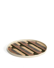 Load image into Gallery viewer, Julnet dinner plate in brown ceramic