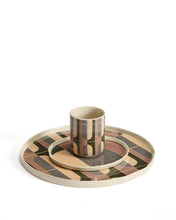 Load image into Gallery viewer, Julnet dinner plate in brown ceramic - image 2