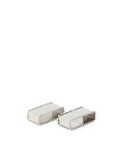 Load image into Gallery viewer, Nirela set of 2 stainless steel napkin rings
