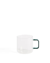 Load image into Gallery viewer, Micla green glass mug with handle