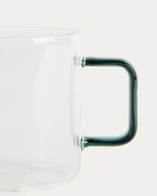 Load image into Gallery viewer, Micla green glass mug with handle - image 5