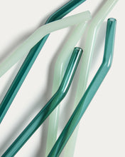 Load image into Gallery viewer, Micla set of 6 glass straws 10.5 cm - image 3