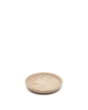 Load image into Gallery viewer, Madlena small beige travertine table centerpiece - image 2