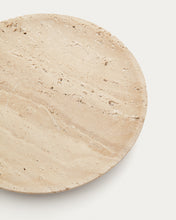 Load image into Gallery viewer, Madlena small beige travertine table centerpiece - image 4