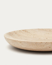 Load image into Gallery viewer, Madlena small beige travertine table centerpiece - image 5