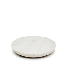 Load image into Gallery viewer, Ecin large, white marble serving plate