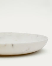 Load image into Gallery viewer, Ecin large, white marble serving plate - image 6