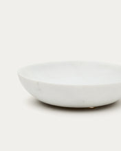 Load image into Gallery viewer, Ecin small, white marble serving plate - image 6