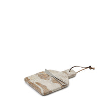 Load image into Gallery viewer, Emilse small cutting board and beige marble knife set
