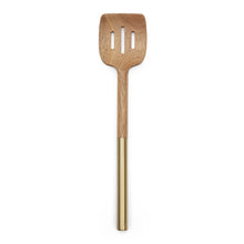 Load image into Gallery viewer, Sataya holed spatula made from FSC 100% acacia wood