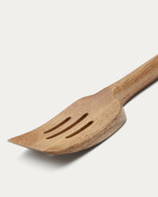Load image into Gallery viewer, Sataya holed spatula made from FSC 100% acacia wood - image 4