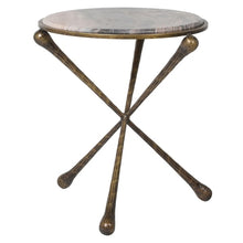 Load image into Gallery viewer, Side Table with Marble Top