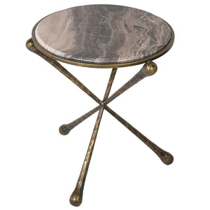 Side Table with Marble Top