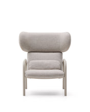 Load image into Gallery viewer, Inari armchair in beige and steel with beige painted finish FSC Mix Credit - image 4