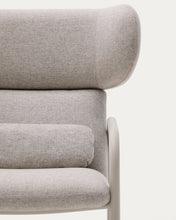 Load image into Gallery viewer, Inari armchair in beige and steel with beige painted finish FSC Mix Credit - image 9