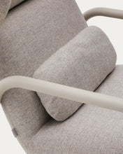 Load image into Gallery viewer, Inari armchair in beige and steel with beige painted finish FSC Mix Credit - image 12