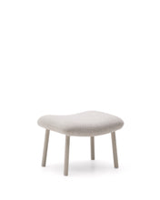 Load image into Gallery viewer, Inari footrest in beige and steel with beige painted finish 60 x 50cm FSC Mix Credit