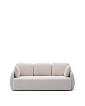 Load image into Gallery viewer, Laira 3-seater sofa bed in ecru chenille 218cm FSC Mix Credit - image 2
