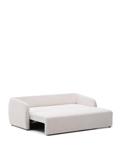 Load image into Gallery viewer, Laira 3-seater sofa bed in ecru chenille 218cm FSC Mix Credit - image 4