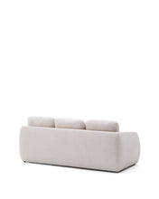 Load image into Gallery viewer, Laira 3-seater sofa bed in ecru chenille 218cm FSC Mix Credit - image 5