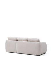 Load image into Gallery viewer, Laira 3-seater sofa bed with right chaise longue in ecru chenille 246cm FSC Mix Credit - image 4