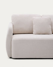Load image into Gallery viewer, Laira 3-seater sofa bed with right chaise longue in ecru chenille 246cm FSC Mix Credit - image 10