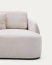 Load image into Gallery viewer, Laira 3-seater sofa bed with right chaise longue in ecru chenille 246cm FSC Mix Credit - image 11