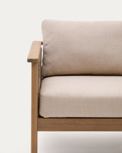 Load image into Gallery viewer, Alabe set consisting of one 2-seater sofa, 2 armchairs and one coffee table in FSC 100% acacia wood - image 10