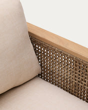 Load image into Gallery viewer, Alabe set consisting of one 2-seater sofa, 2 armchairs and one coffee table in FSC 100% acacia wood - image 11