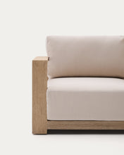 Load image into Gallery viewer, Ambra 3-seater sofa in solid acacia wood with light finish 249cm FSC 100% - image 8