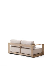 Load image into Gallery viewer, Ambra 2-seater sofa in solid acacia wood with light finish 174cm FSC 100% - image 3