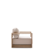 Load image into Gallery viewer, Ambra armchair in solid acacia wood with light finish FSC 100% - image 2