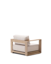 Load image into Gallery viewer, Ambra armchair in solid acacia wood with light finish FSC 100% - image 4