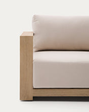 Load image into Gallery viewer, Ambra armchair in solid acacia wood with light finish FSC 100% - image 8