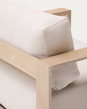 Load image into Gallery viewer, Ambra armchair in solid acacia wood with light finish FSC 100% - image 10