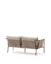 Load image into Gallery viewer, Zivia outdoor 2-seater sofa in ecru rope cord and green galvanised steel 178cm - image 8