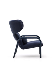 Load image into Gallery viewer, Inari armchair in blue with blue painted steel finish FSC Mix Credit - image 2