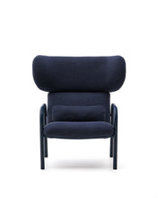 Load image into Gallery viewer, Inari armchair in blue with blue painted steel finish FSC Mix Credit - image 4