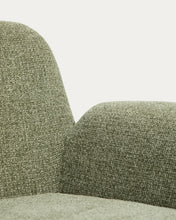 Load image into Gallery viewer, Melvia green chenille armchair - image 9