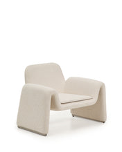 Load image into Gallery viewer, Melvia beige chenille armchair