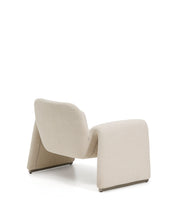 Load image into Gallery viewer, Melvia beige chenille armchair - image 3