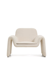 Load image into Gallery viewer, Melvia beige chenille armchair - image 4