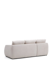 Load image into Gallery viewer, Laira 3-seater sofa bed with left chaise longue in ecru chenille 246cm FSC Mix Credit - image 4