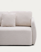 Load image into Gallery viewer, Laira 3-seater sofa bed with left chaise longue in ecru chenille 246cm FSC Mix Credit - image 9