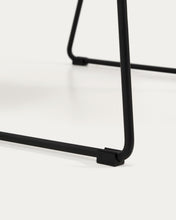Load image into Gallery viewer, Asen beige chenille armchair with black steel legs FSC 100% - image 9