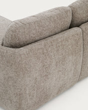 Load image into Gallery viewer, Laira 3-seater sofa bed with right chaise longue in taupe chenille 246cm FSC Mix Credit - image 11
