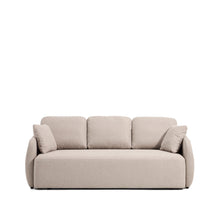 Load image into Gallery viewer, Laira 3-seater sofa bed in beige chenille 218cm FSC Mix Credit