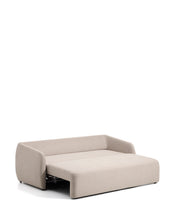 Load image into Gallery viewer, Laira 3-seater sofa bed in beige chenille 218cm FSC Mix Credit - image 5